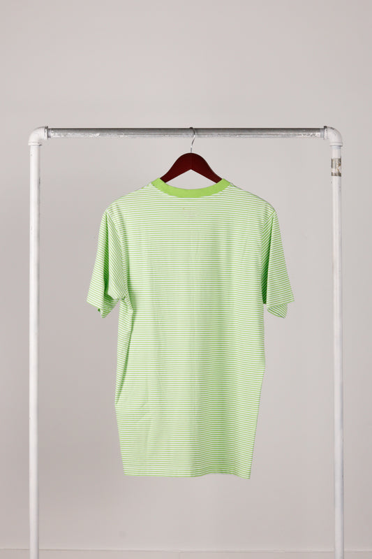 Supreme SS13 'Thin Striped' Pocket T-Shirt Lime (2013)