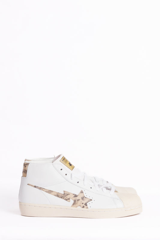 A Bathing Ape/BAPE Bapesta FS-008 'White/Snake'