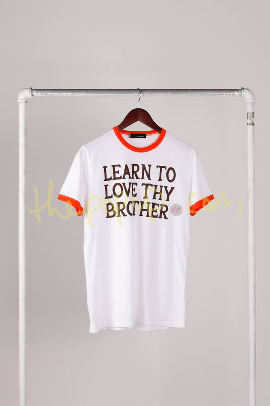 Dsquared2 SS02 'Learn To Love Thy Brother' Ringer Tee (2002)