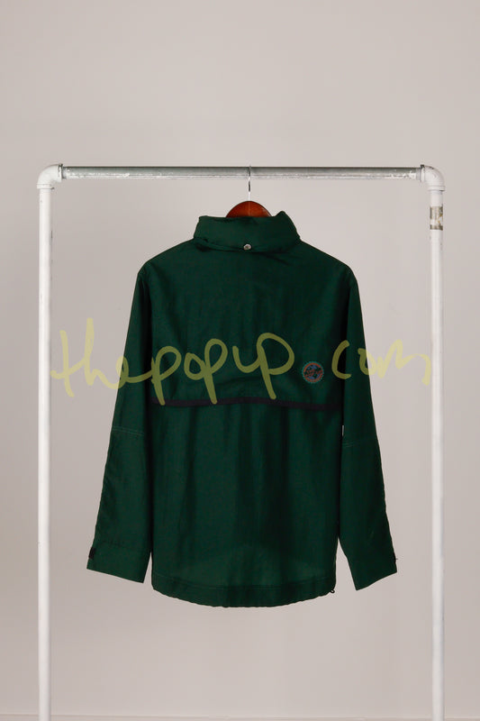 2000's South2 West8 'Compact Hood' Windbreaker Jacket Green