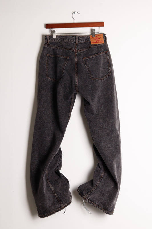 Y/ Project SS24 'Black Wire' Unisex Denim Jeans Black (2024)