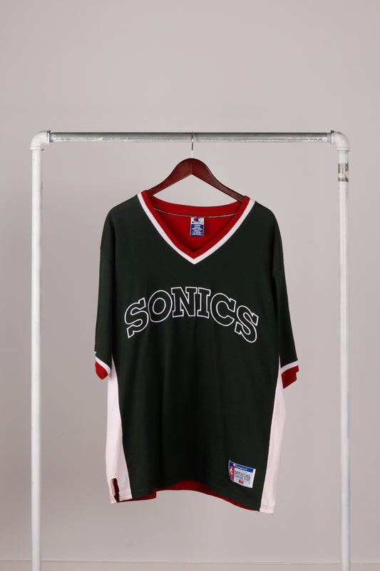 Vintage 90's Champion 'Seattle Supersonics' Shooting Shirt