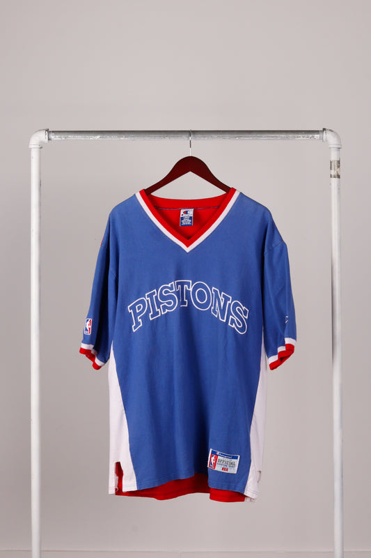 Vintage 90's Champion 'Detroit Pistons' Shooting Shirt