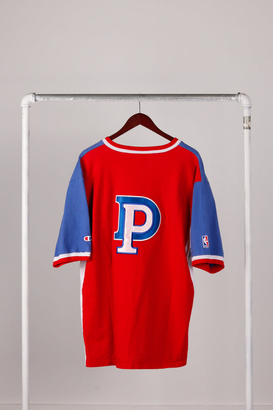 Vintage 90's Champion 'Detroit Pistons' Shooting Shirt