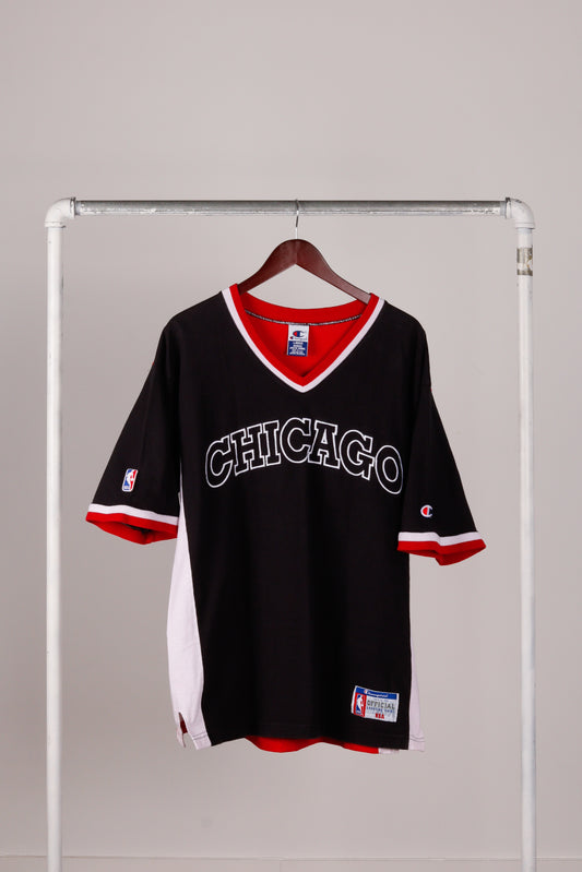 Vintage 90's Champion 'Chicago Bulls' Shooting Shirt