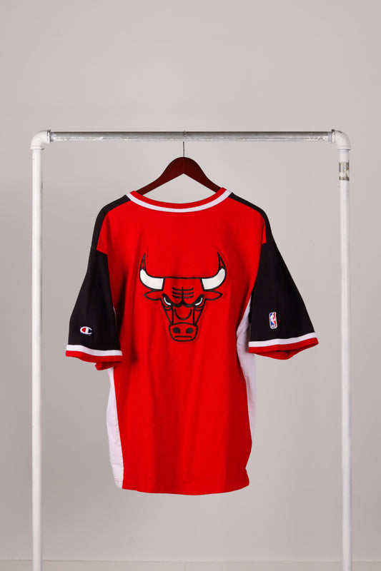 Vintage 90's Champion 'Chicago Bulls' Shooting Shirt