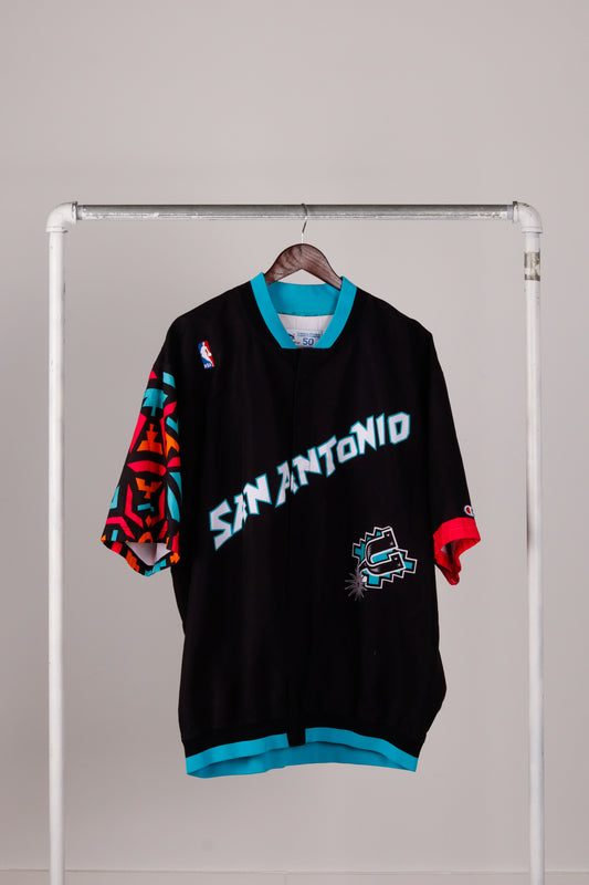 Vintage 1995-96 Champion 'Charles Smith San Antonio Spurs' Authentic Warm-Up Jacket