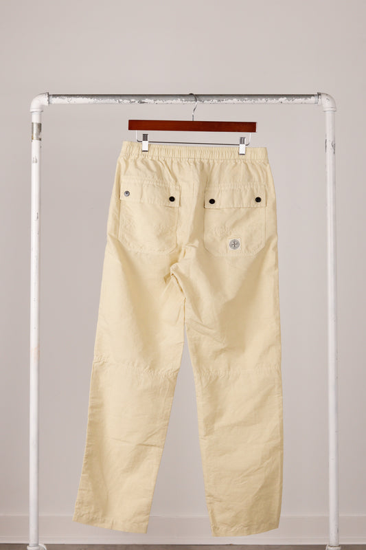 Stone Island SS24 'Poplin Ripstop' Pants Biscuit (2024)