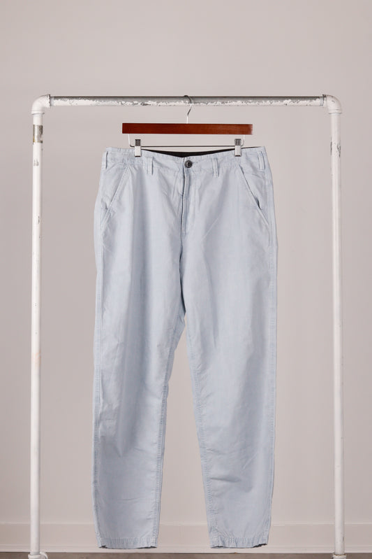 Stone Island SS24 'Garment Dyed Old Treatment' Chino Pants Sky Blue (2024)