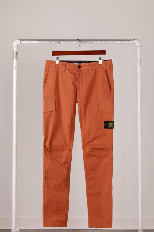 Stone Island SS23 'Supima Cotton' Cargo Pants Clay Red (2023)