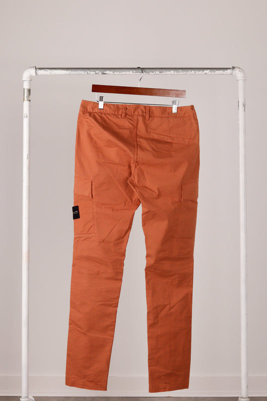 Stone Island SS23 'Supima Cotton' Cargo Pants Clay Red (2023)