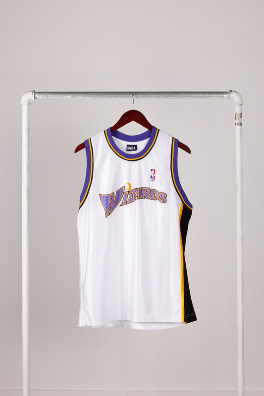 Vintage 1997-98 NBA Japan 'Washington Wizards' Replica Home Jersey