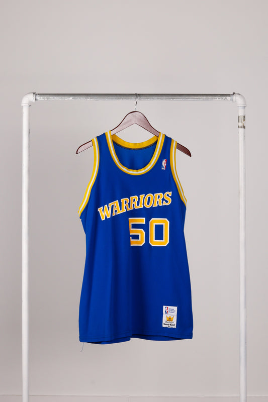 Vintage 1988-89 Sand Knit 'Golden State Warriors Ralph Sampson Home' Replica Jersey