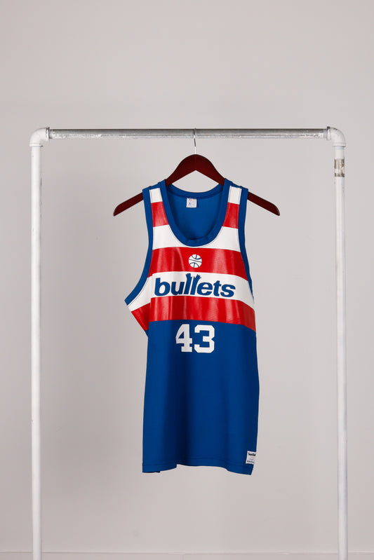 Vintage 1982-83 Sand Knit 'Jeff Ruland Washington Bullets Away' Replica Jersey