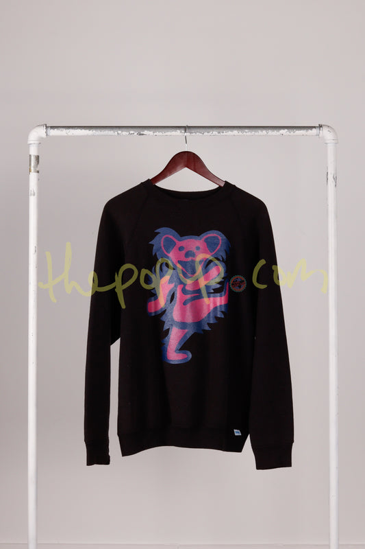 Vintage 90's Grateful Dead 'Dancing Bear' Crewneck Black