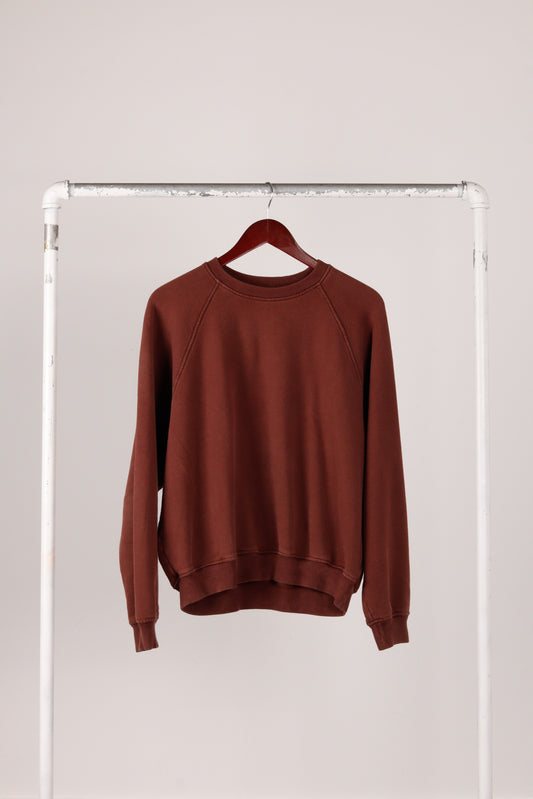 Auralee SS23 'Soft' Crewneck Sweatshirt Brown (2023)