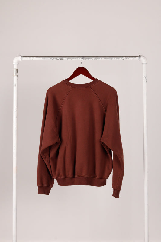 Auralee SS23 'Soft' Crewneck Sweatshirt Brown (2023)