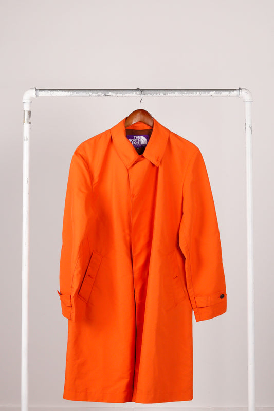 North Face Purple Label x Beams FW18 'Concealed Button' Trench Coat Orange (2018)