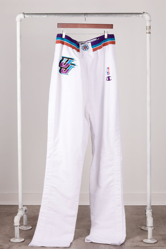 Vintage 1997-98 Champion 'Utah Jazz Home' Authentic Team Issue Warmup Pants