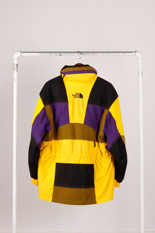 Vintage 90's The North Face 'Skiwear' Cargo Jacket Yellow